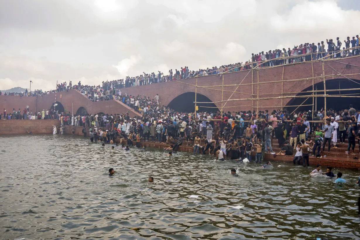 CORRECTION Bangladesh Protests