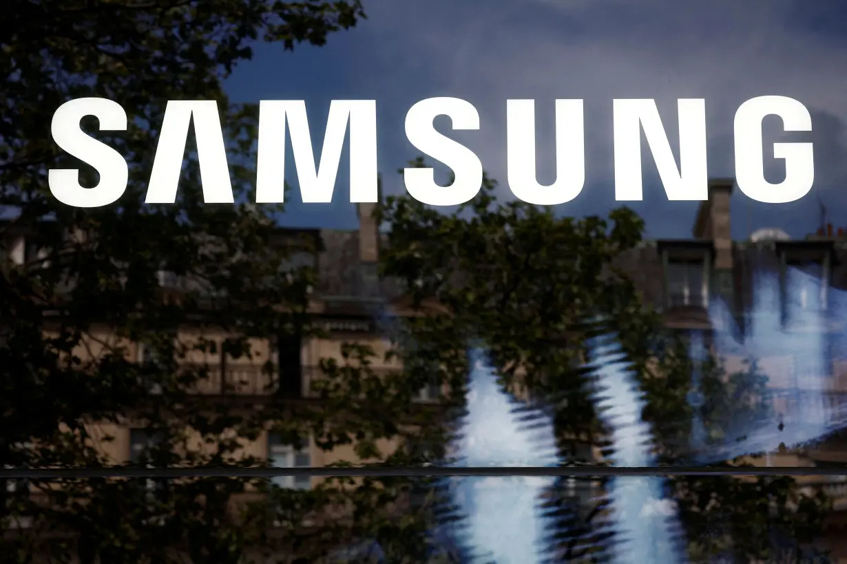 FILE PHOTO: Samsung Galaxy innovation space on the Champs-Elysees avenue in Paris