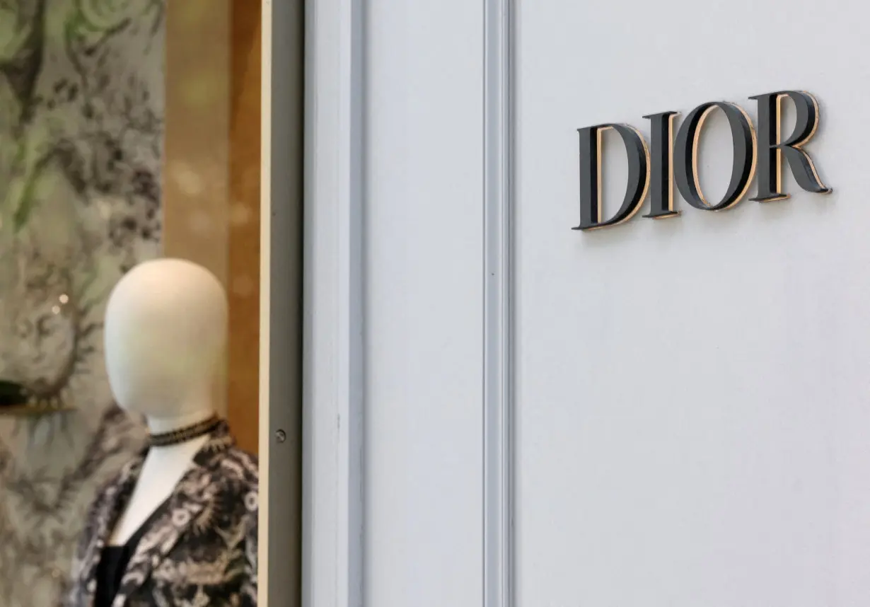 FILE PHOTO: Logo of fashion house Dior in Paris