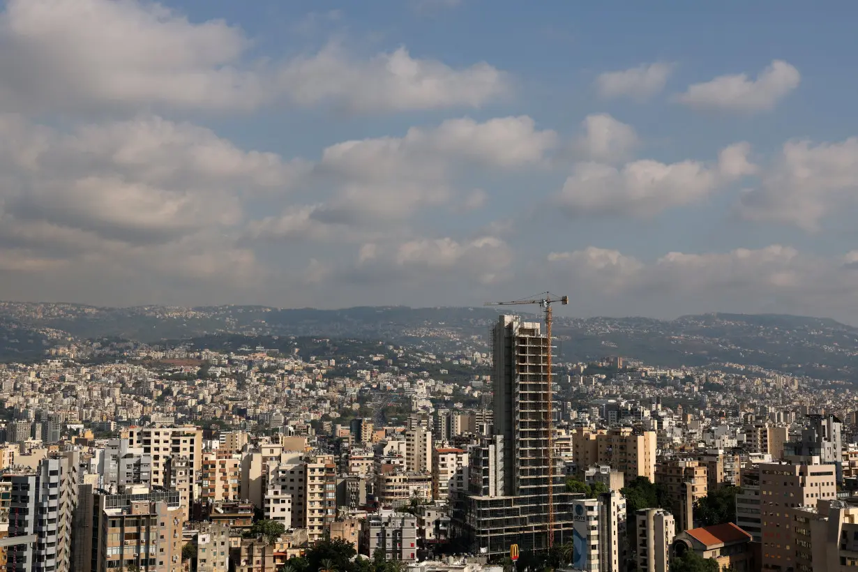 A general view of Beirut