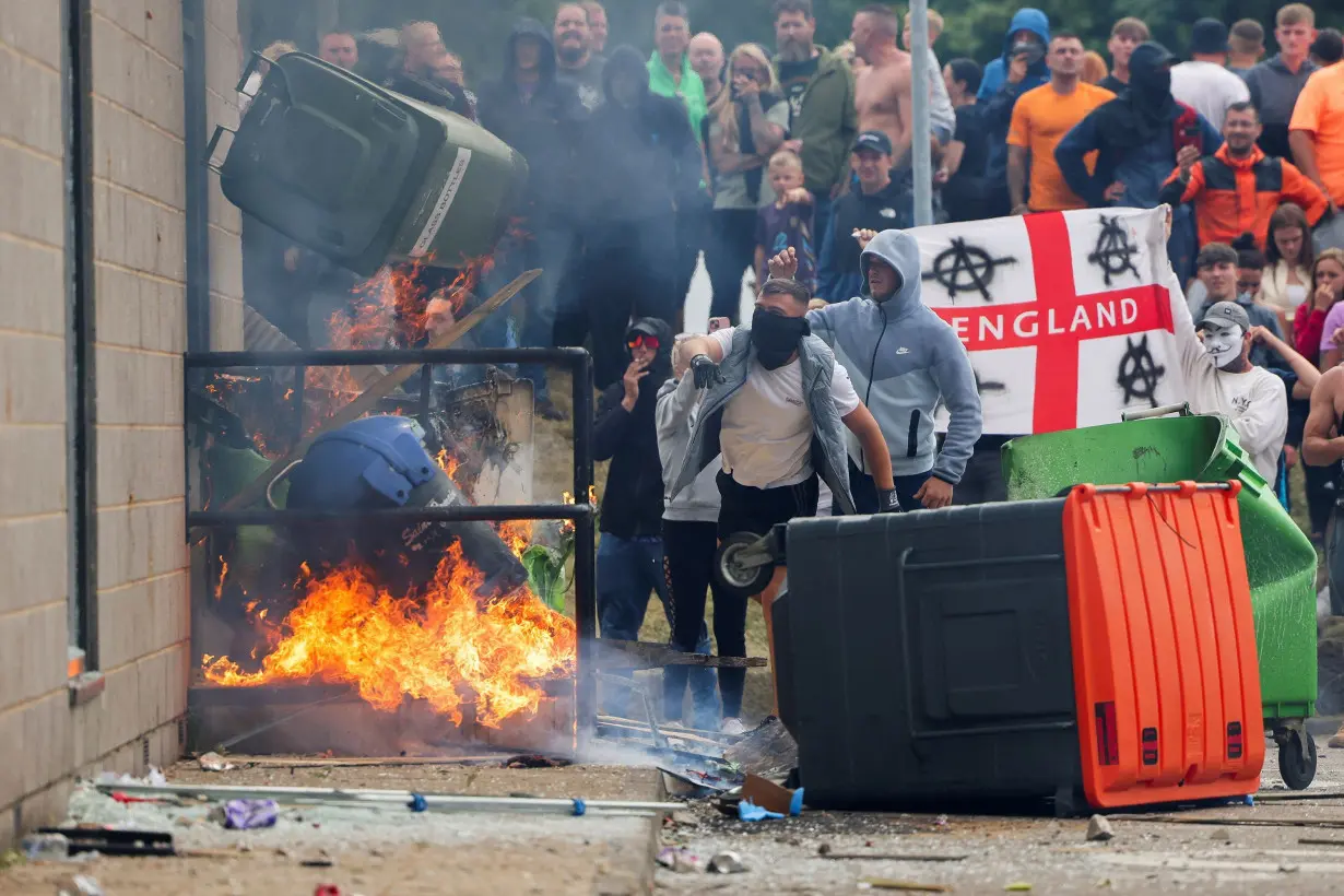 'They tried to kill people:' Rotherham residents despair after riot at hotel housing asylum seekers