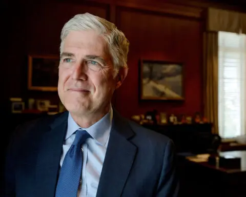 Justice Gorsuch defends Supreme Court’s Trump immunity decision as he promotes his new book