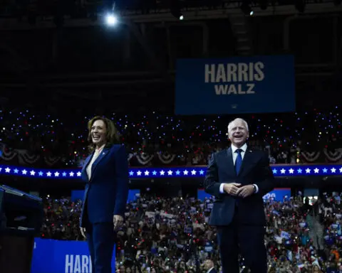 Harris introduces new running mate Minnesota Gov. Tim Walz as the 'vice president America deserves'