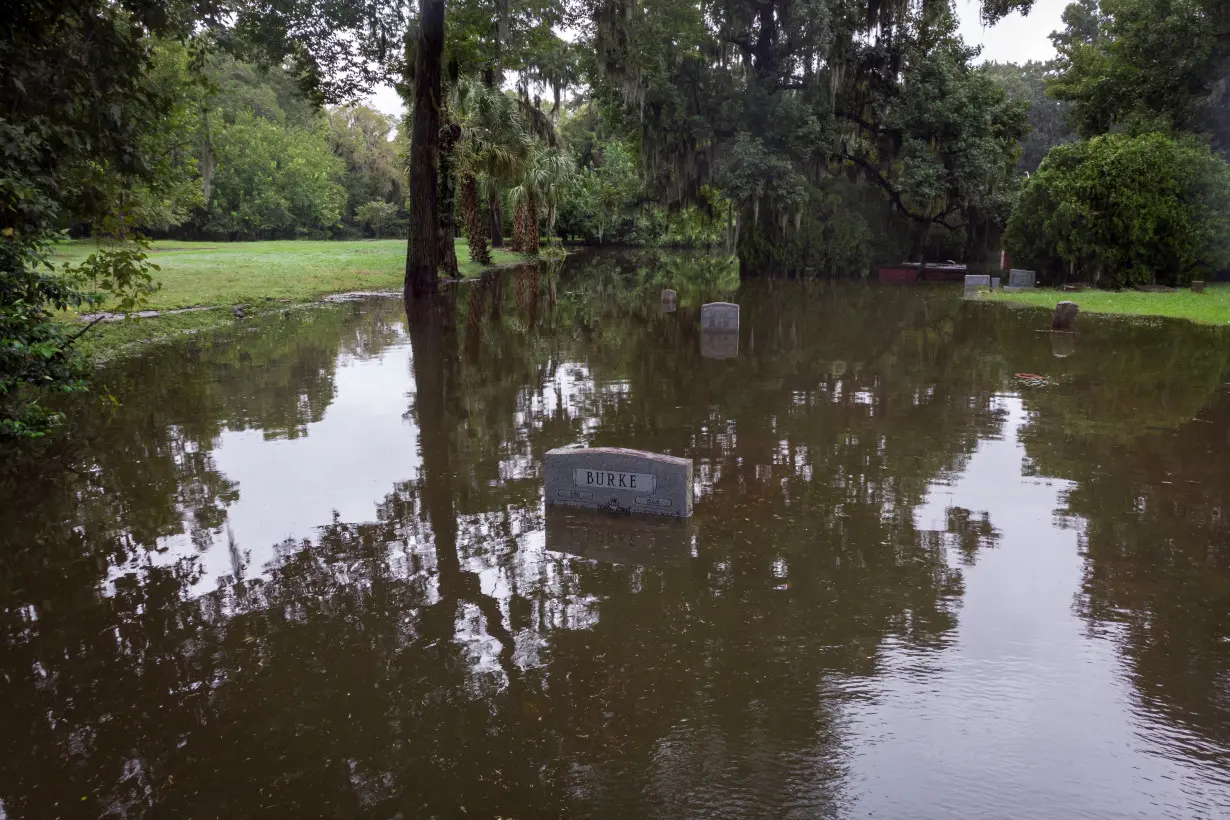 Storm Debby moves across Georgia