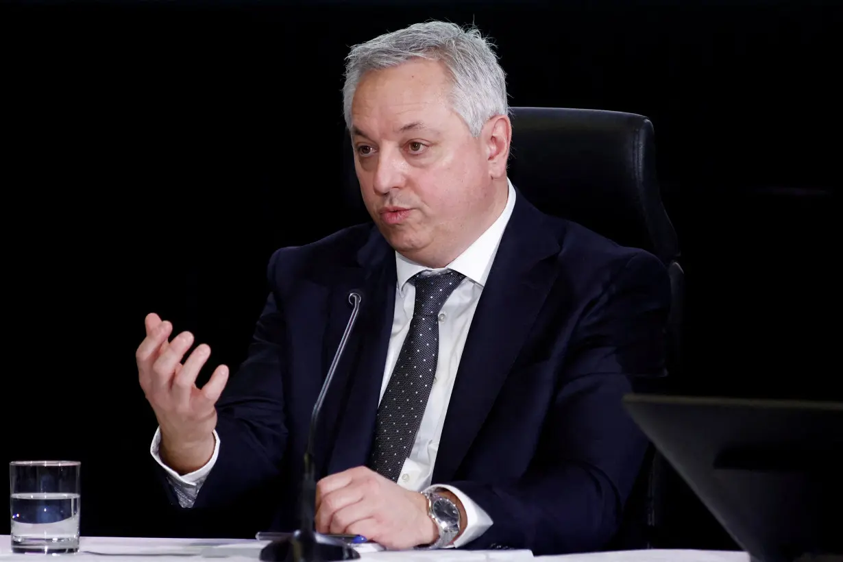 FILE PHOTO: Canadian Security Intelligence Service Director David Vigneault speaks during public hearings for an independent commission probing alleged foreign interference in Canadian elections in Ottawa