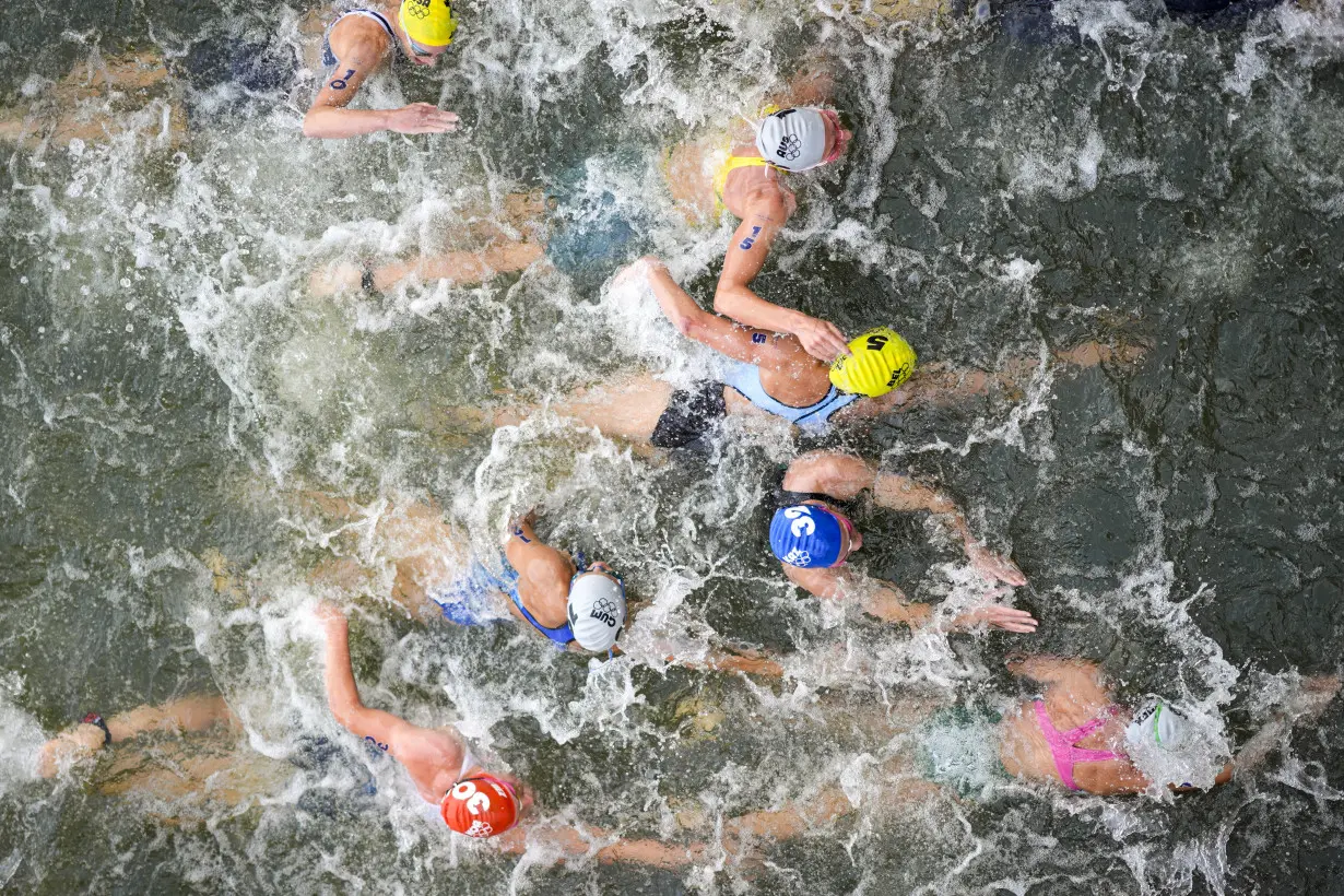 Paris Olympics Seine Water Quality Triathlon