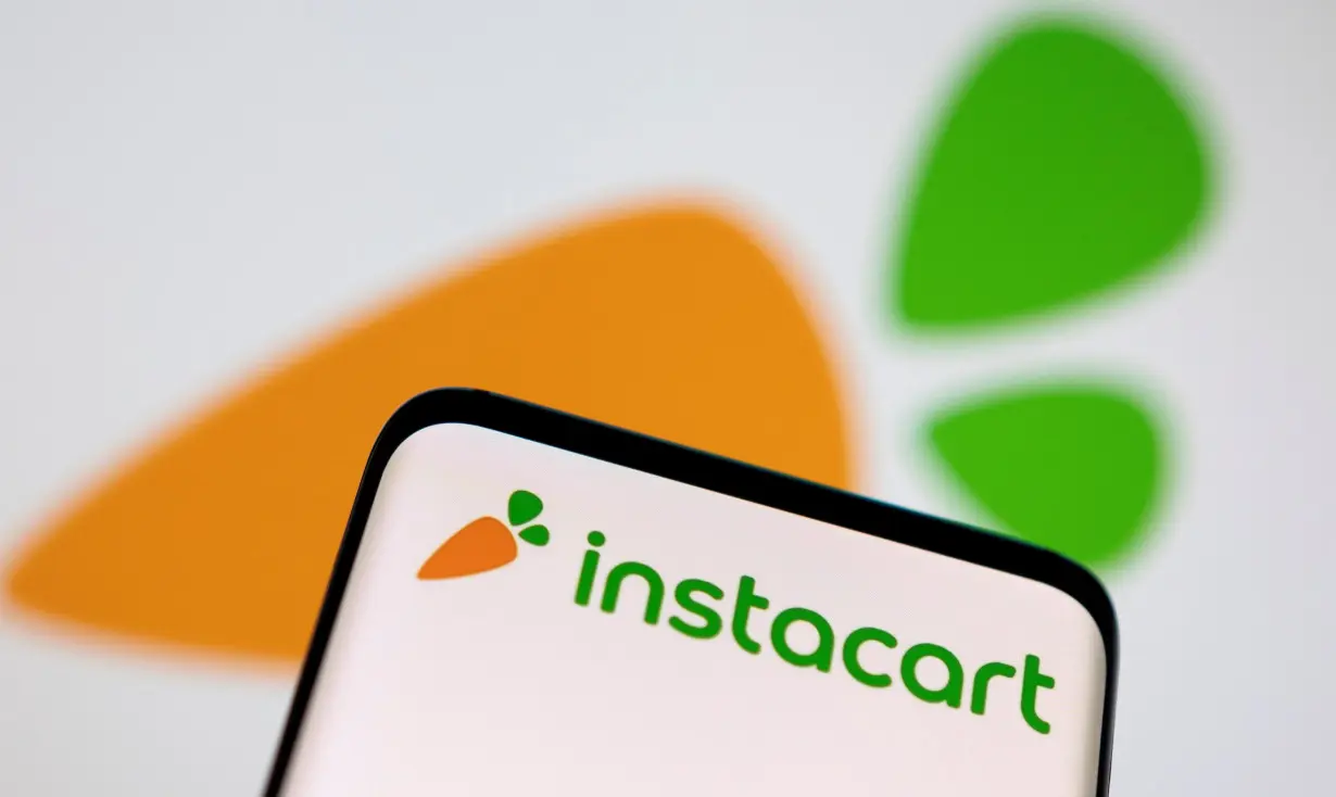 Illustration shows Instacart logo