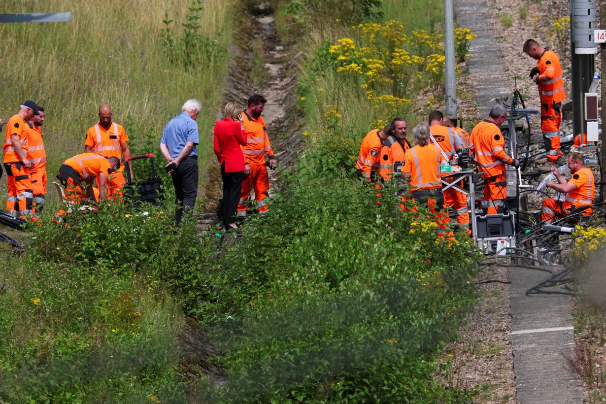 FILE PHOTO: Arsonists attack French railways ahead of Paris 2024 Olympics opening ceremony