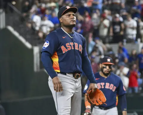 Framber Valdez just misses no-hitter, but keeps right on rolling for Astros