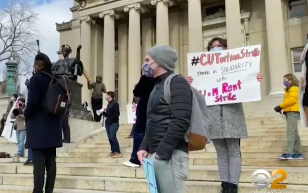 Some students at Columbia University say the pandemic should impact how much they pay in tuition, and they're prepared to go on strike from making payments.