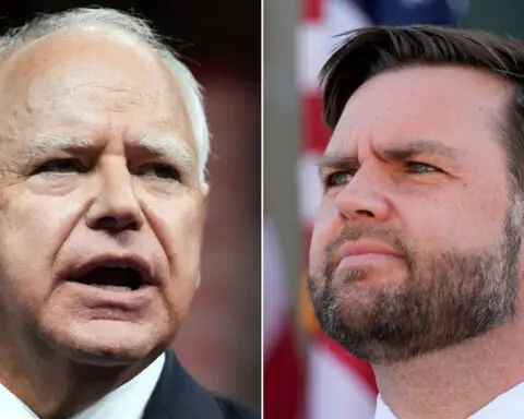 Vance reopens line of attack into Walz’s military record as two veterans now vie to be vice president