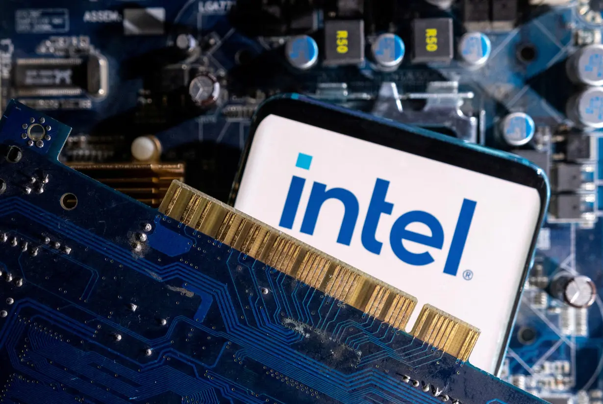 FILE PHOTO: Illustration shows Intel logo