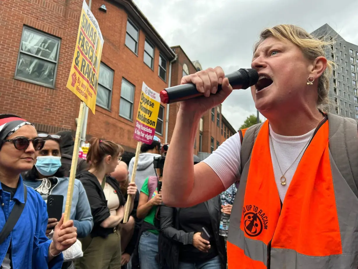 'More of us than you': Thousands of anti-racist protesters turn out to counter far-right rallies in UK