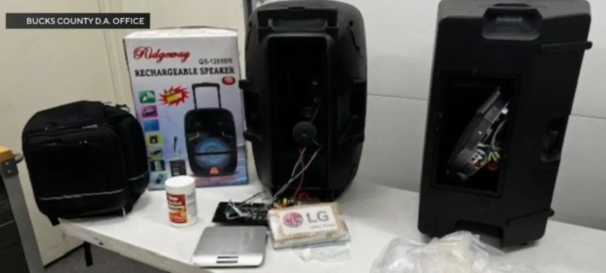 6 charged in Bucks County drug bust after officials find meth, cocaine hidden in Bluetooth speakers