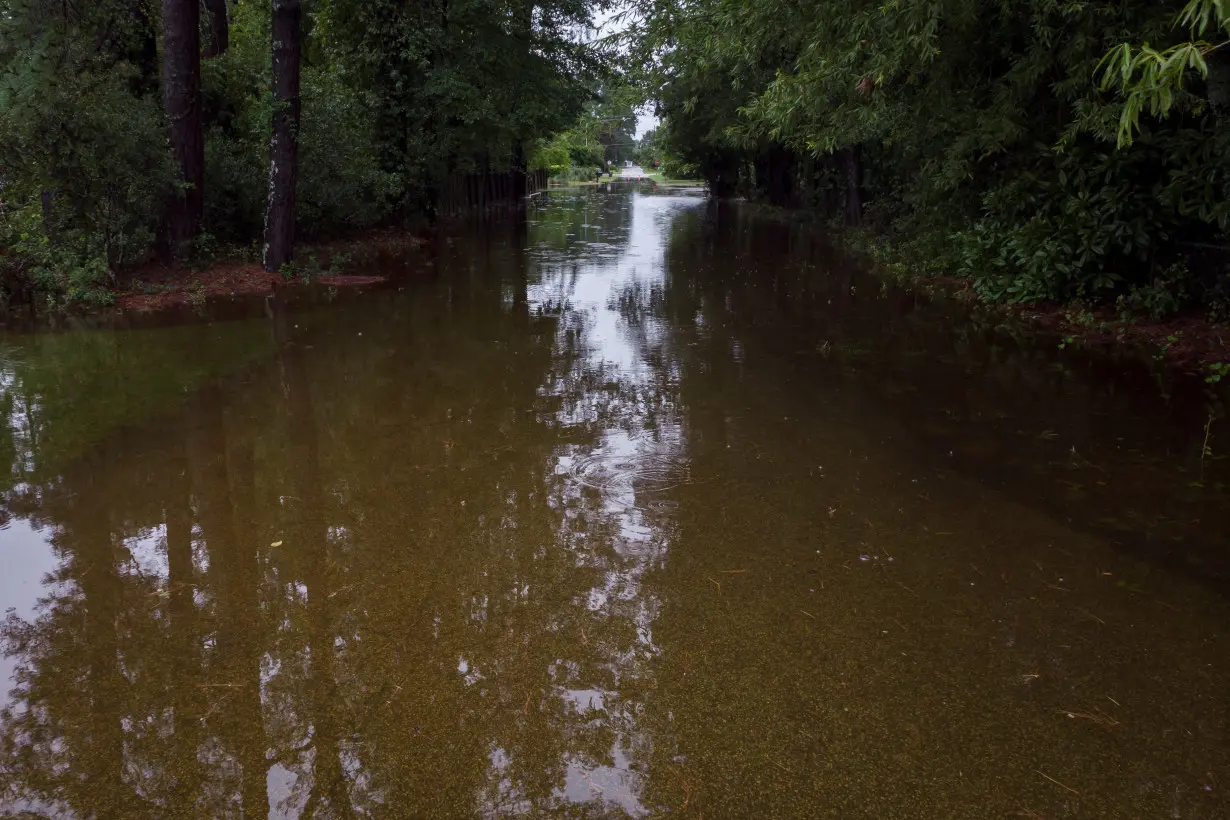 Tropical Storm Debby moves across South Carolina