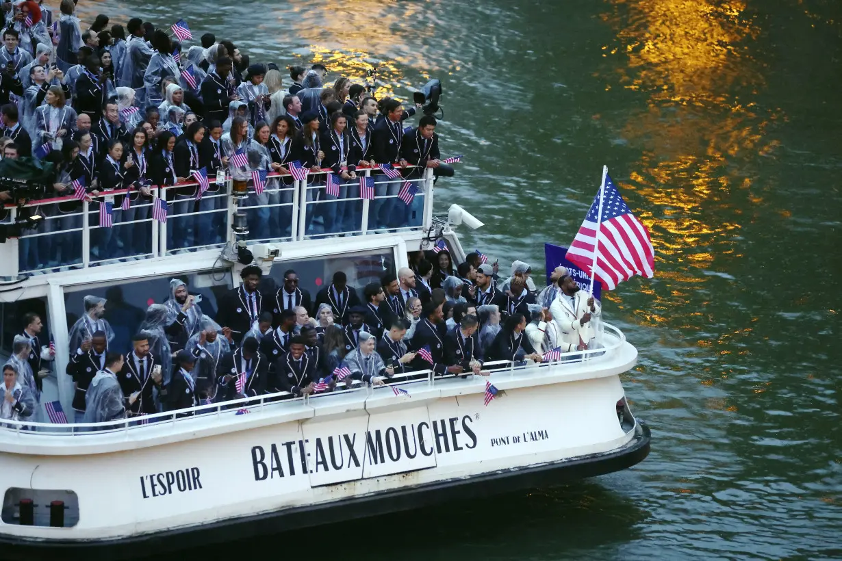 APTOPIX Paris Olympics Opening Ceremony