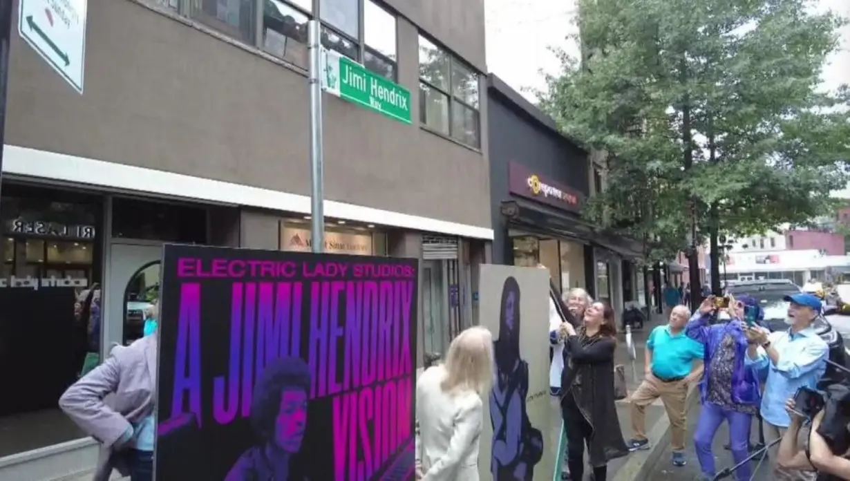 NYC street renamed for Jimi Hendrix