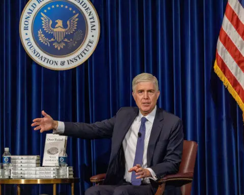 Supreme Court Justice Gorsuch questions overcriminalization during book tour at presidential libraries