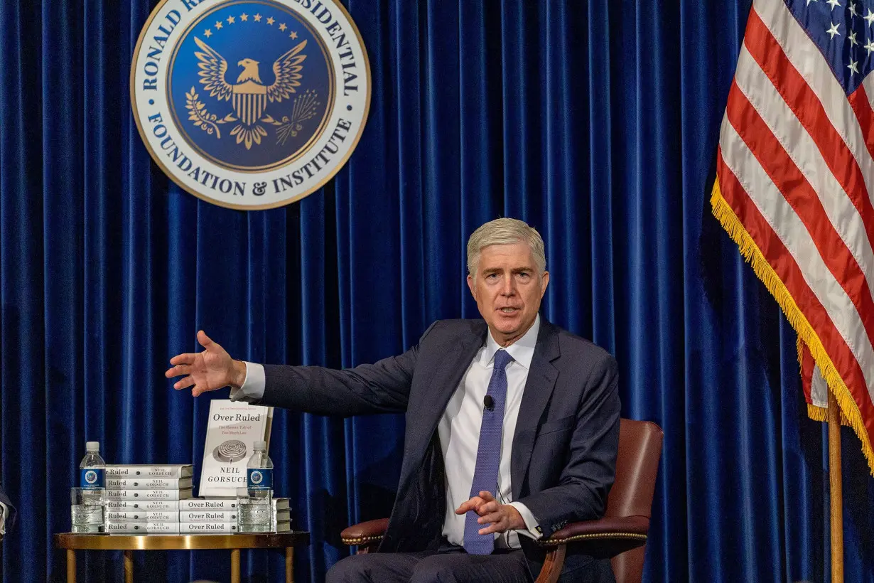 Supreme Court Justice Gorsuch questions overcriminalization during book tour at presidential libraries