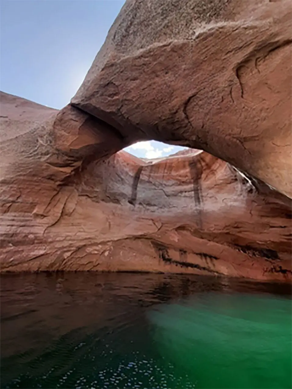 Popular arch collapses in Glen Canyon National Recreation Area