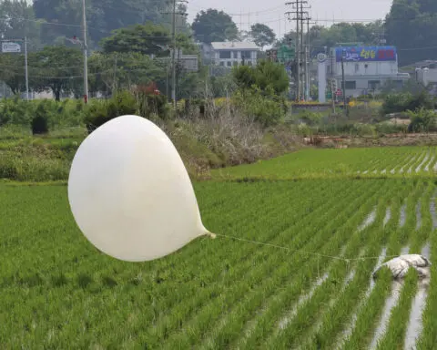 Seoul says North Korea has flown more trash balloons toward South Korea