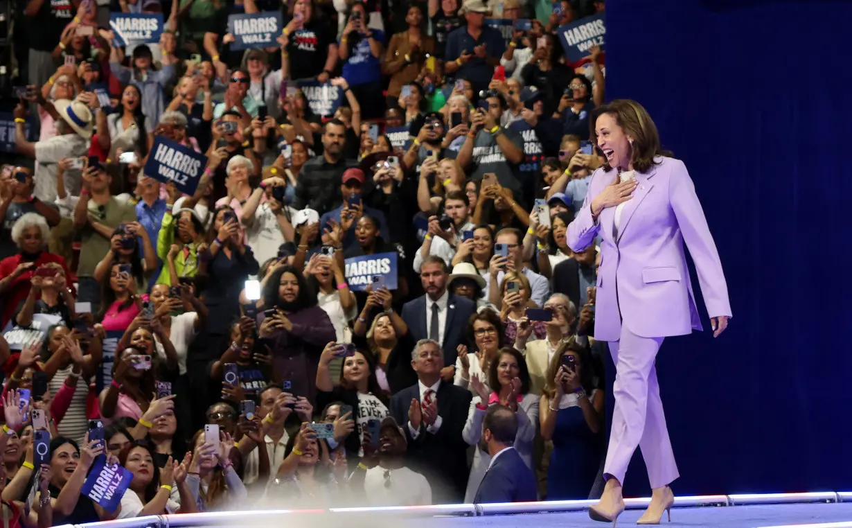 Democratic presidential candidate and U.S. Vice President Harris campaigns in Las Vegas