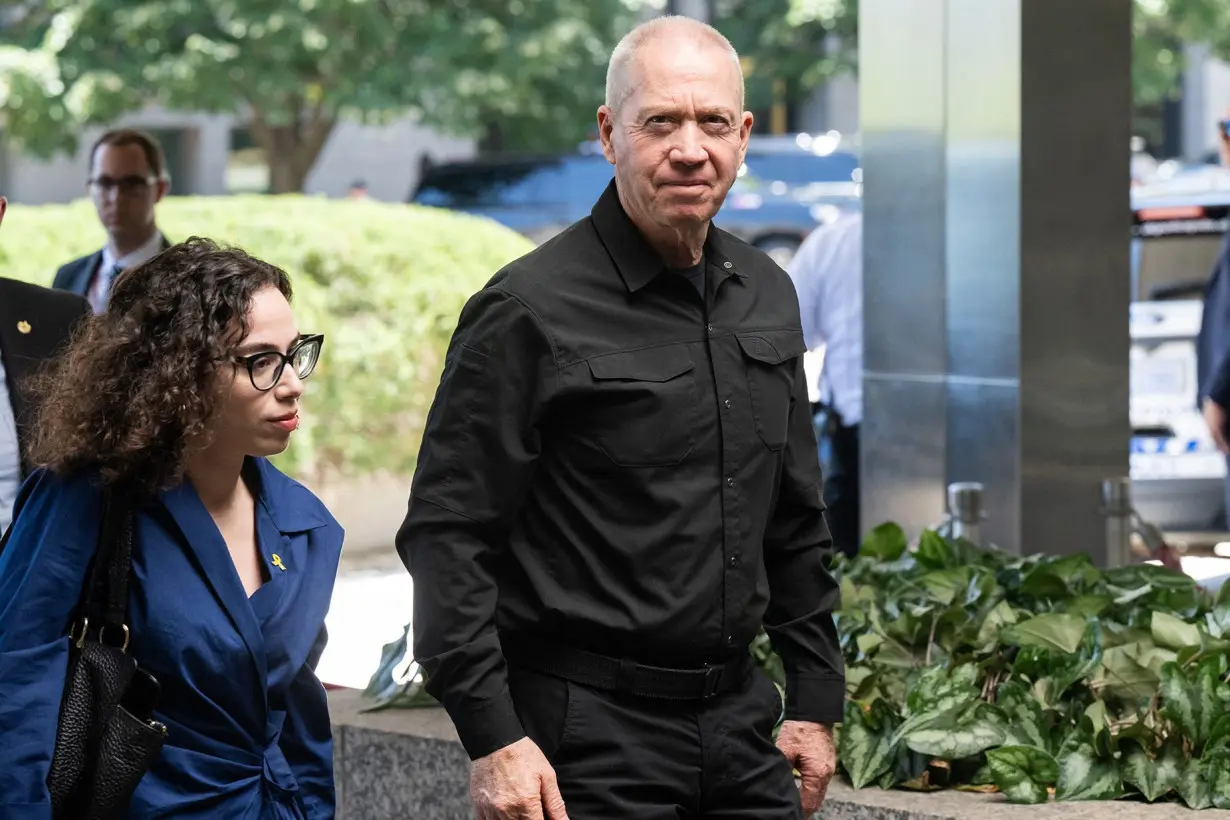 Gallant arrives at the US State Department in Washington, DC, on June 24.