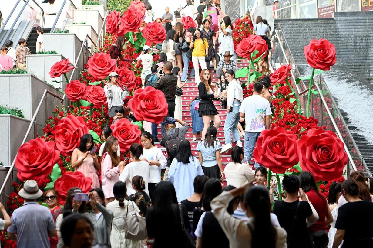 Young people in China aren't spending on romance. That's a problem