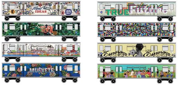 Chicago artists' murals to grace exteriors of CTA train cars