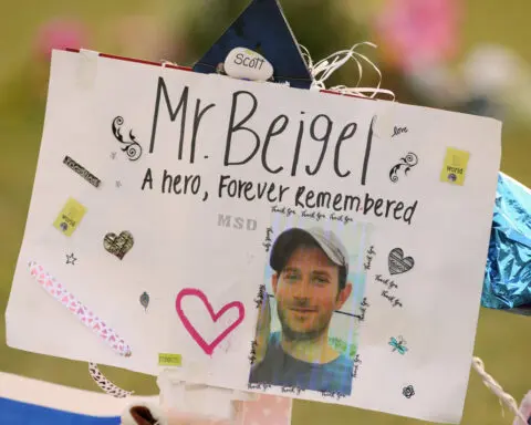 A slain teacher loved attending summer camp. His mom is working to give kids the same opportunity