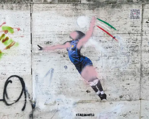 Mural celebrating Black Italian volleyball star defaced with racist graffiti
