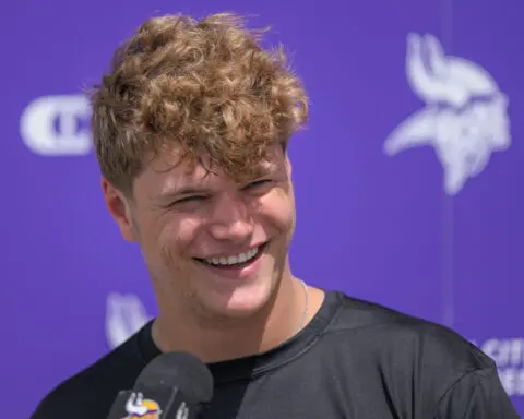 Vikings rookie QB JJ McCarthy to miss season after surgery for meniscus tear
