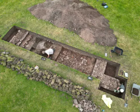 Mosaic buried for thousands of years uncovered by archaeologists
