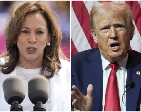 Americans give Harris an advantage over Trump on honesty and discipline, an AP-NORC poll finds
