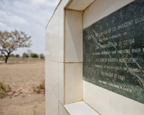 An ex-commander of Lord's Resistance Army rebels is convicted in Uganda of atrocities in rare trial