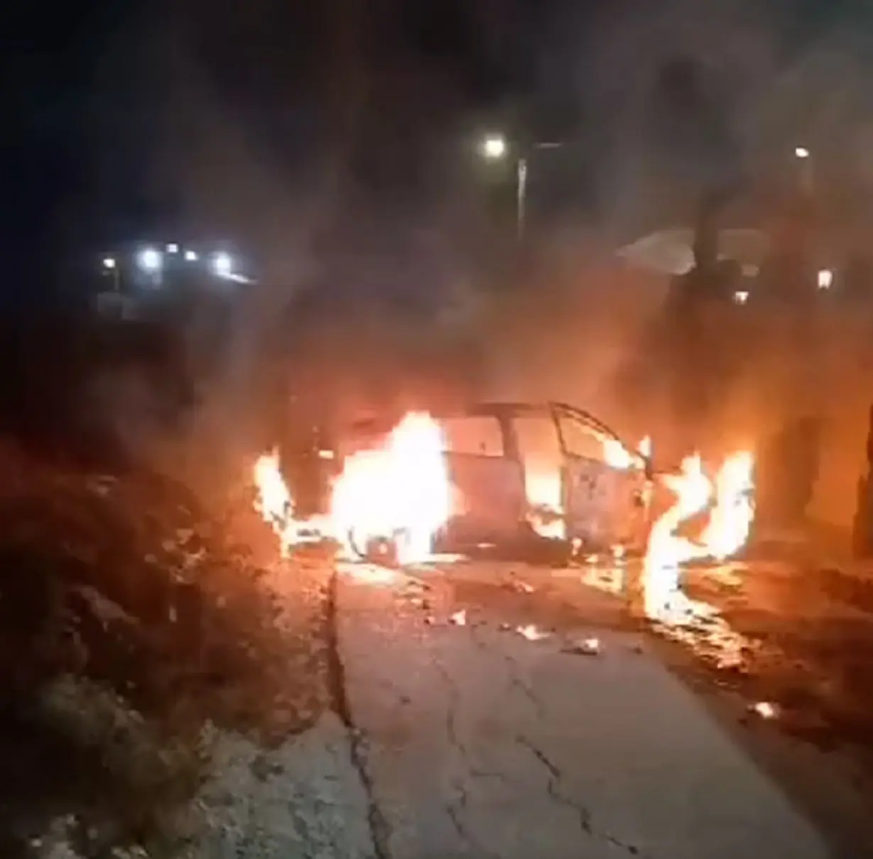 Israeli settlers attack West Bank village, drawing condemnation from top officials