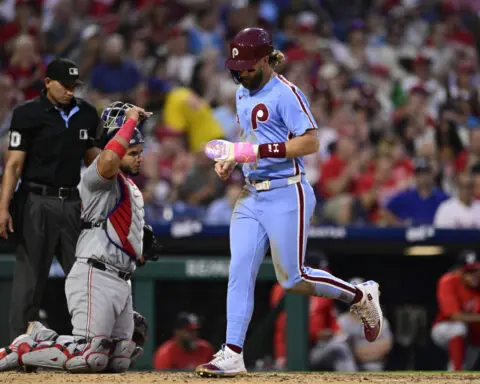 Weston Wilson hits for cycle, Bohm, Castellanos homer in Phillies' 13-3 win over Nationals