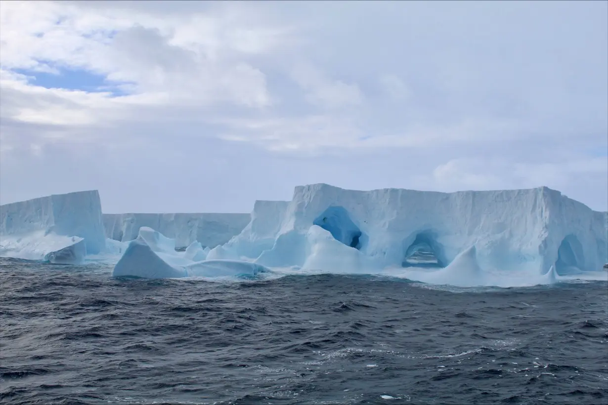 The world's largest iceberg is spinning in an ocean vortex with no end in sight