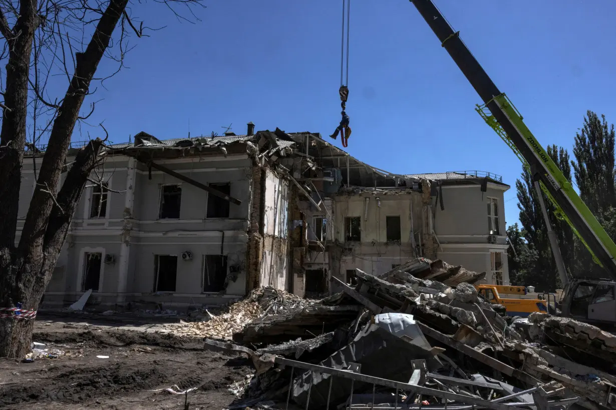 FILE PHOTO: Aftermath of Russian missile strike on Okhmatdyt Children's Hospital in Kyiv