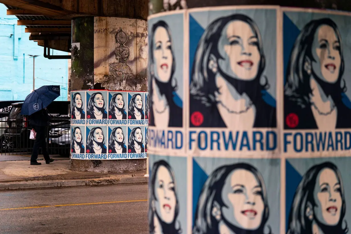 Artist behind iconic Obama 'Hope' poster crafts new artwork for Harris