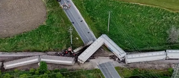 Semi driver killed after colliding with train