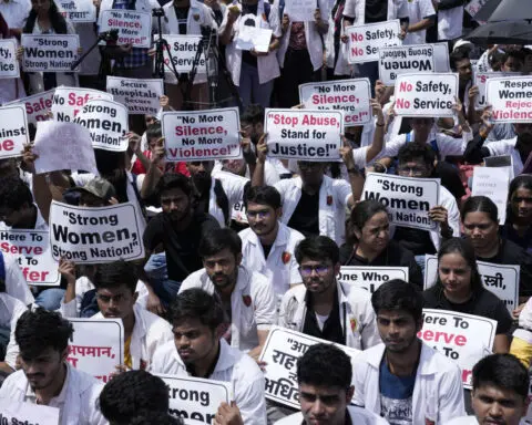 Protests grow in India over the rape and killing of a doctor at a state-run hospital