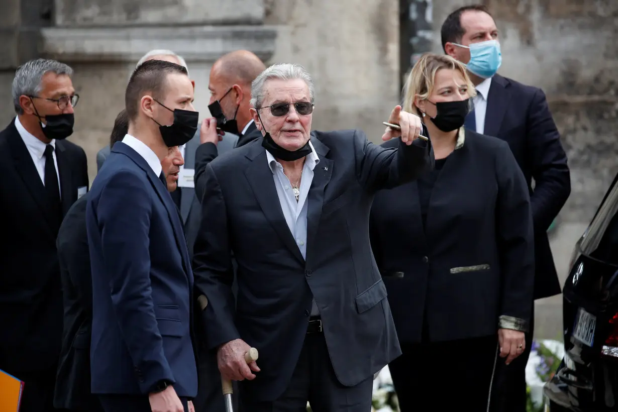 Funeral of late iconic actor Jean-Paul Belmondo in Paris