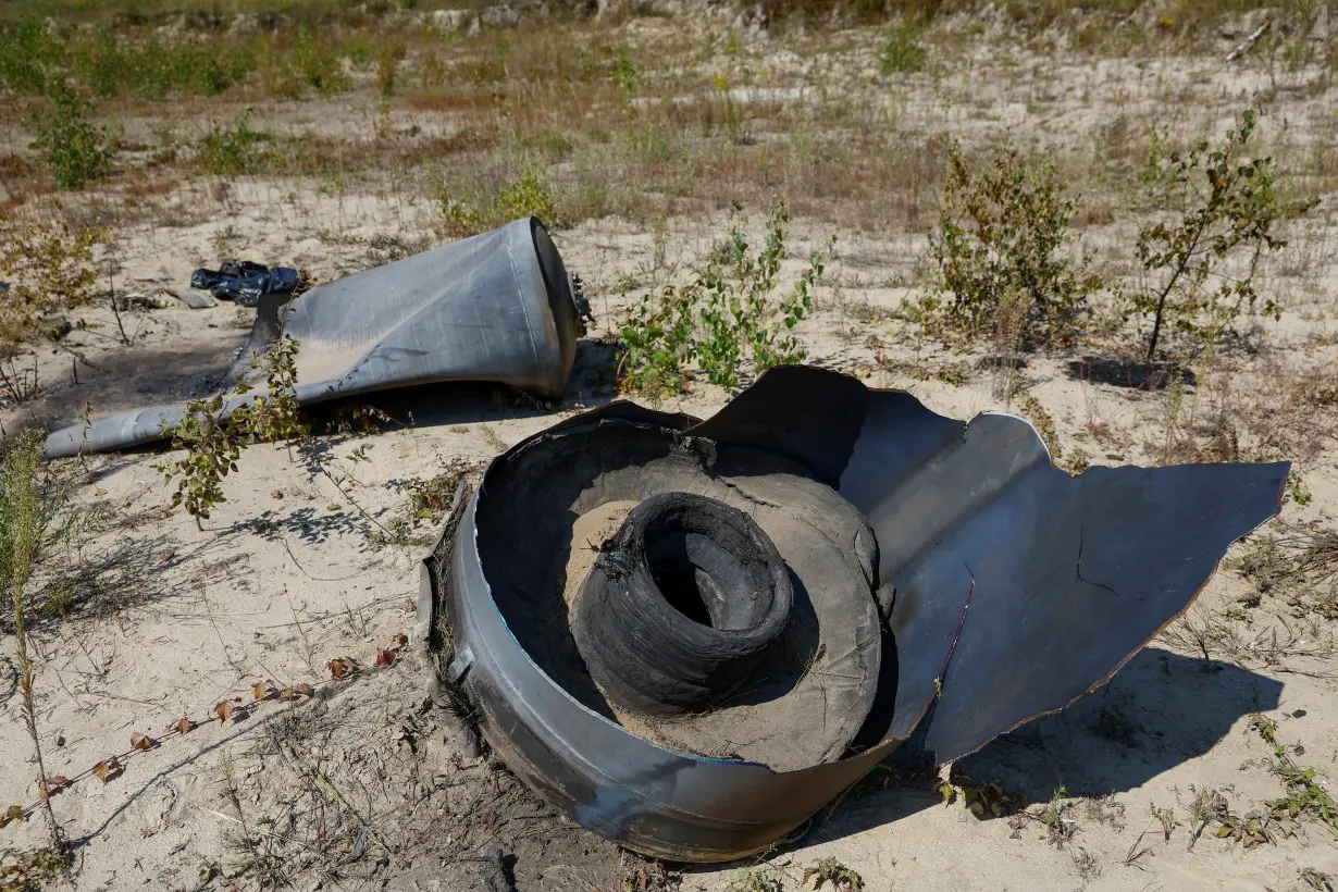 Aftermath of a Russian missile attack in Kyiv region