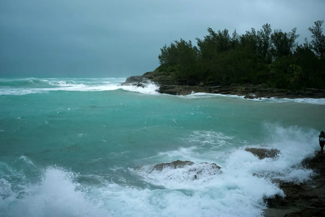 FILE PHOTO: Hurricane Ernesto passes through Bermuda