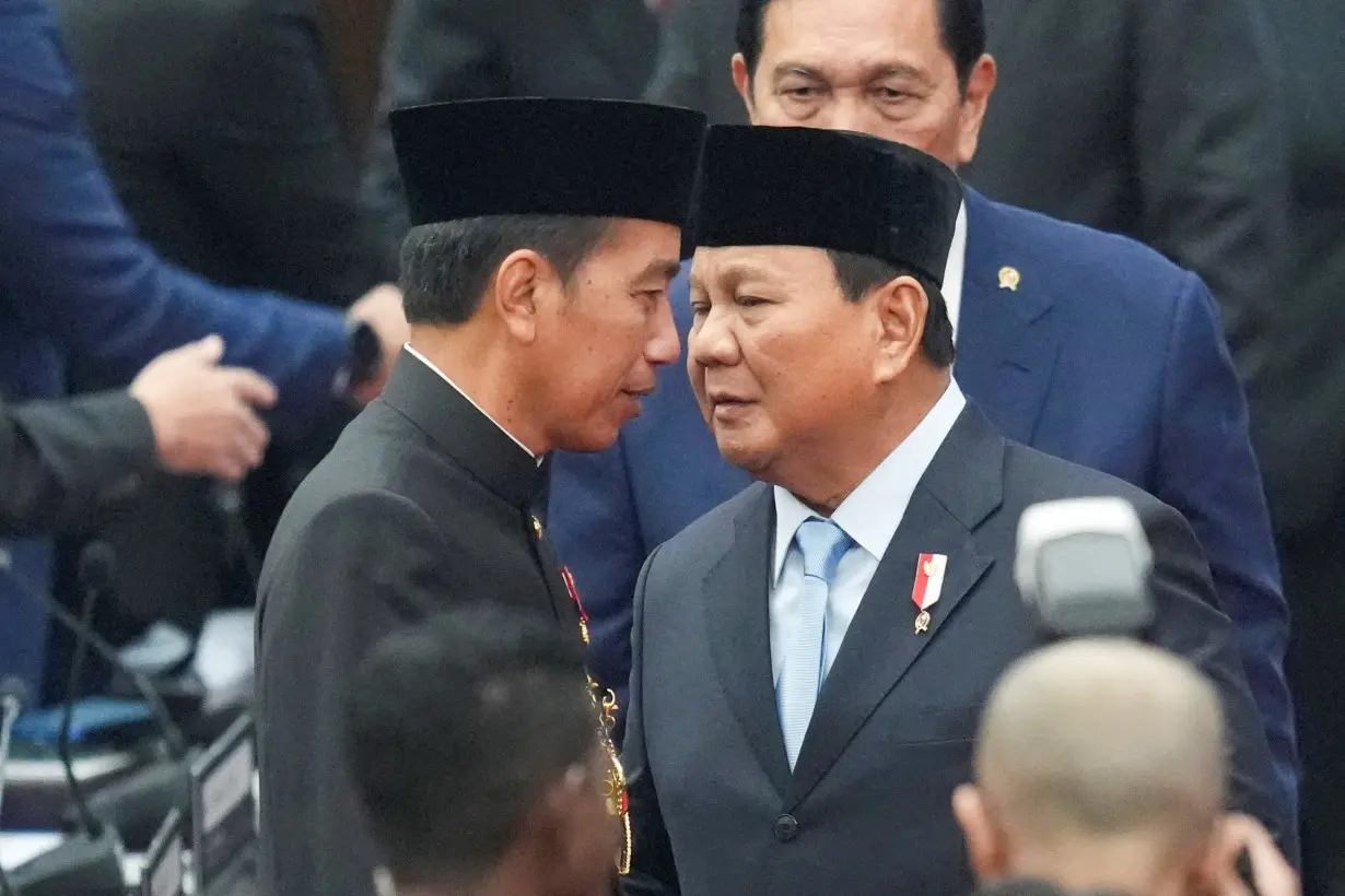 FILE PHOTO: Indonesian President Joko Widodo and Indonesian President-elect Prabowo Subianto