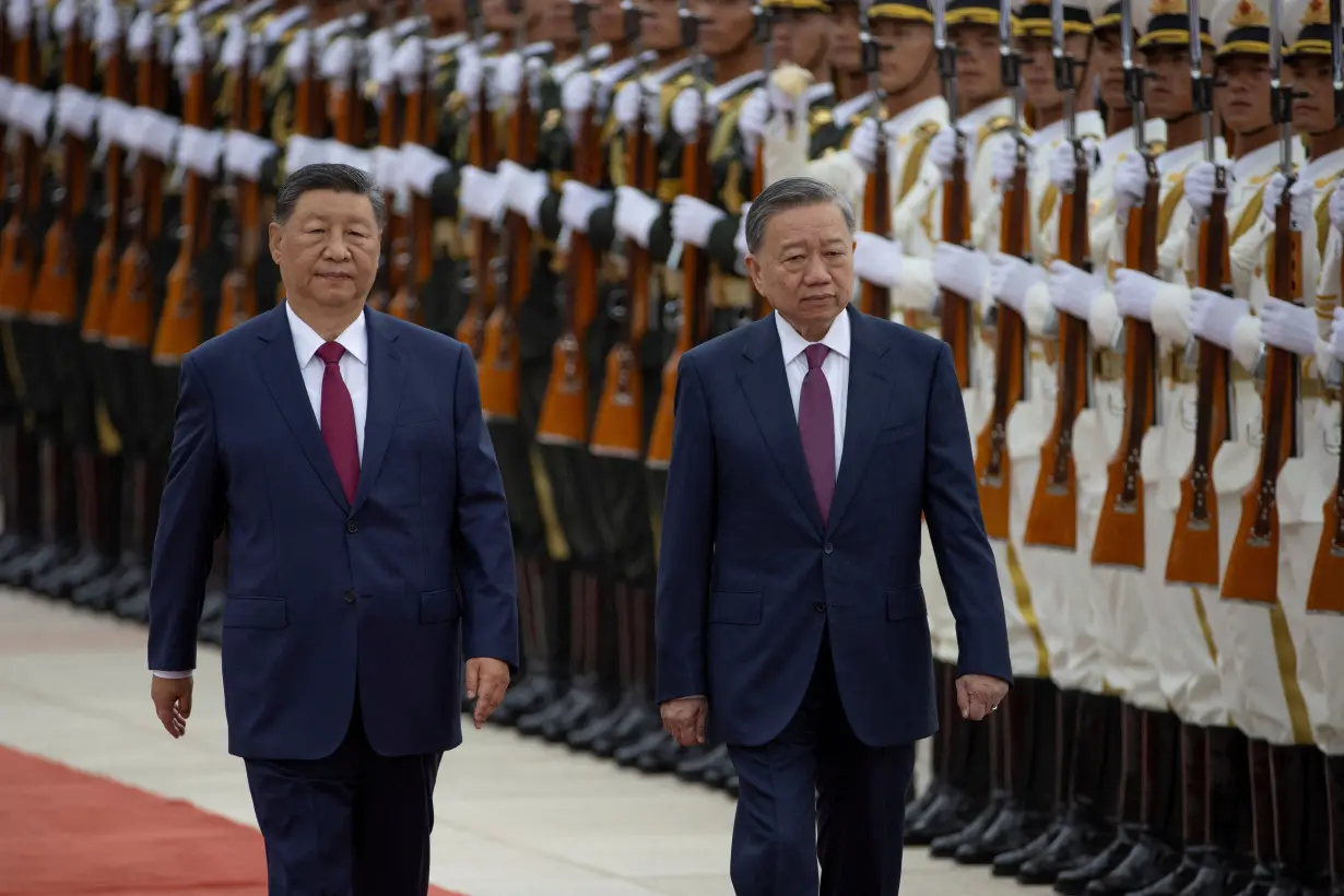 Vietnam's President To Lam visits Beijing