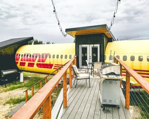 The man turning jet planes into cool houses