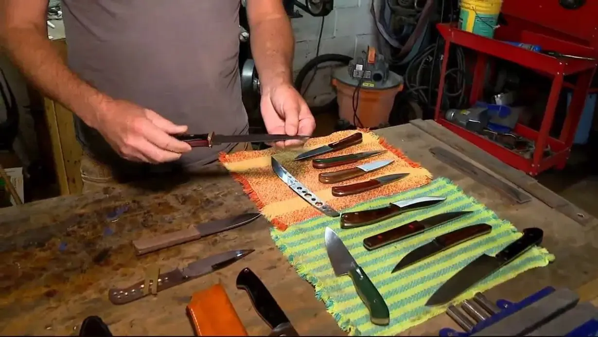 Knife maker turns passion into booming business