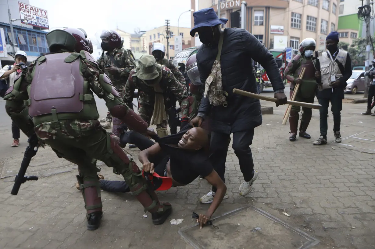 APTOPIX Kenya Protest